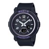 Casio BGA-290DR-1AJF Women's Watch, Baby Jee, Black, black/purple, 1 piece,