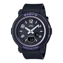 Casio BGA-290DR-1AJF Women's Watch, Baby Jee, Black, black/purple, 1 piece, Slim Design