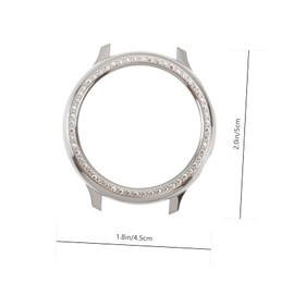 iplusmile 44mm Rhinestone Hollow Watch Case Drop Proof Protective Cover for 2 Fashion Watch Accessory