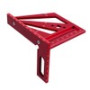 Upgrade Woodworking Measuring Ruler Metric/Inch 3D Multi-Angle Aluminum Alloy 22.5/30/45/60/67.5/90