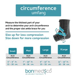 Bonmedico Tasano & Ekto Parent, Ankle Support, grey