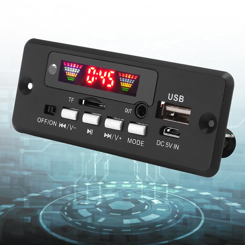 Bluetooth 5.0 Audio MP3 Decoder Board Module with Remote Controller