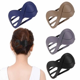 Hair Claw Clip for Women and Girls 4 Pcs Nonslip Hair Clip 3.42 * 1.97in Glossy and Matte Hair Clips for Thick Hair Women Big Hair Clips for Straight, Curly Hair