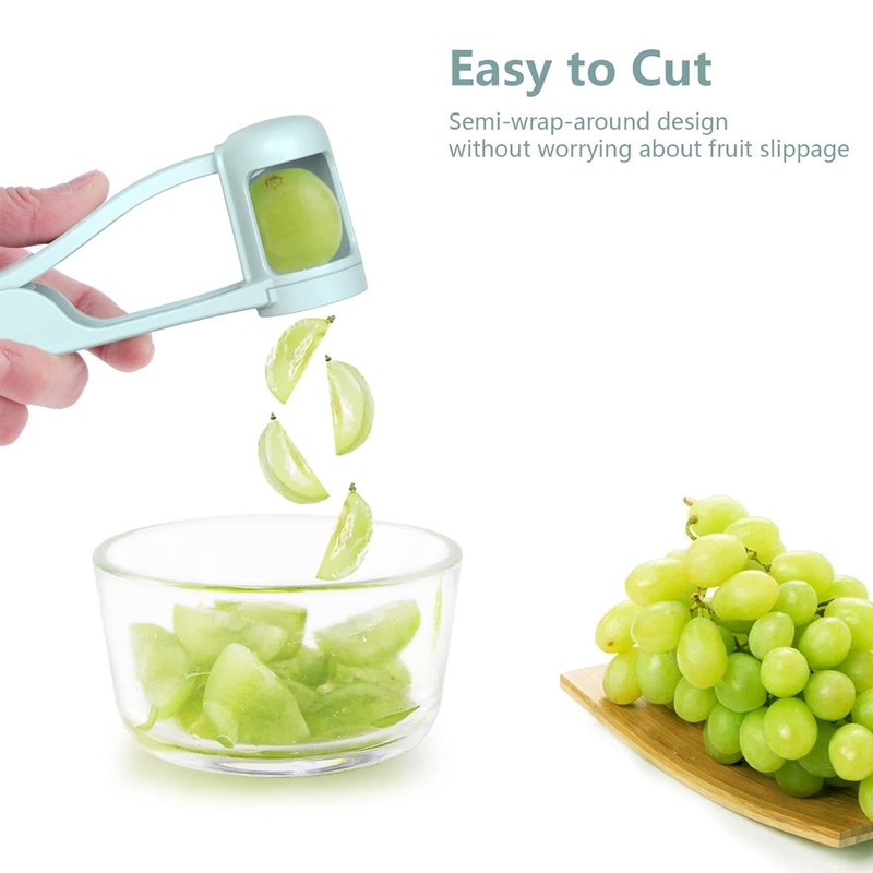 GWAWG Grape Cutter for Toddlers,Grape Slicer,Cherry Tomato Slicer Kitchen Gadget,Creative