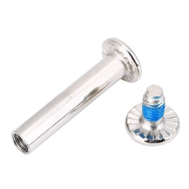 Skating Wheel Bolts, Pack of 10 Robust Inline Skate Replacement Skating Screws Fittings Skates Wheel Axles Hardware (36 mm)