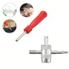 62-Piece Tyre Valve Tool Set, Valve Core Repair Tool, Way
