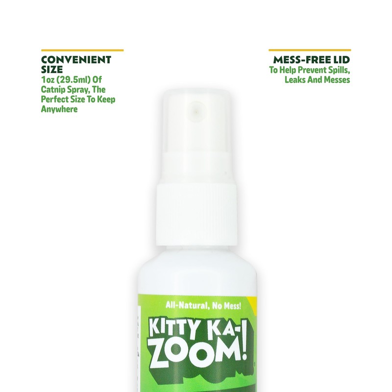 KITTY KA-ZOOM Catnip Spray - 1oz. Bottle