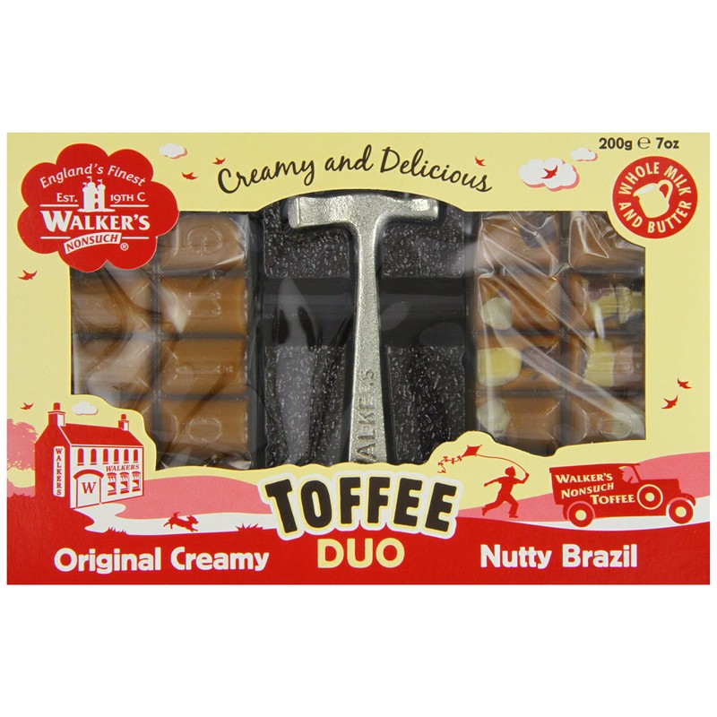 Walkers Nonsuch Duo Toffee Hammer Pack 200 g (Pack of