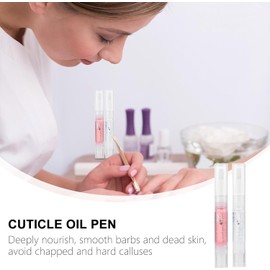 8 Piezas Aceite para Cutículas en Lápiz de 3ml y Vitamina, Repara y Rehidrata las Cutículas Después Manicura, Adecuado como Pequeño Obsequio