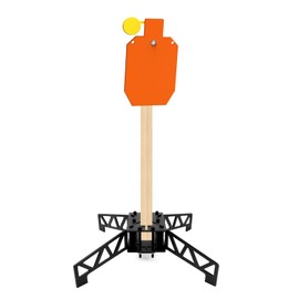 BlancoHabil Steel Shooting Targets with Stand, AR500 Steel Hostage Reactive Shooting Target 3/8" Thick with 2x4 Targets Stand