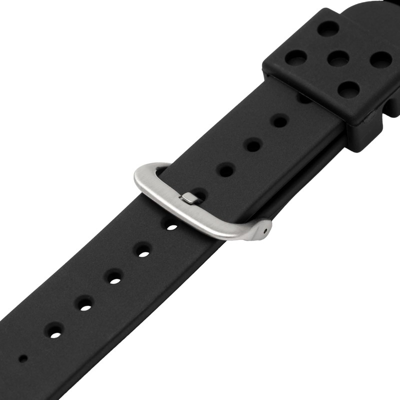CREPHA Watch Strap, 0.7 inches (18 mm), Urethane Resin Belt,