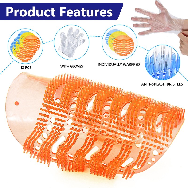 Urinal Screen Deodorizer, 12 Pack Urinal Cakes Bulk Scented Anti-Splash,