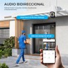 2PCS C?mara de Seguridad Exterior Wifi 2.4ghz
