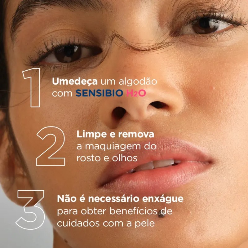 Agua Micelar Piel Sensible Bioderma Sensibio H2O Bomba 500ml