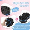 Beauty7 Twist Afro Hair Wide Tooth Hair Brush Double Sided