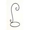 Laredo Wrought Iron Ornament or Globe Display Stand-Single Hook-16.5 Inches
