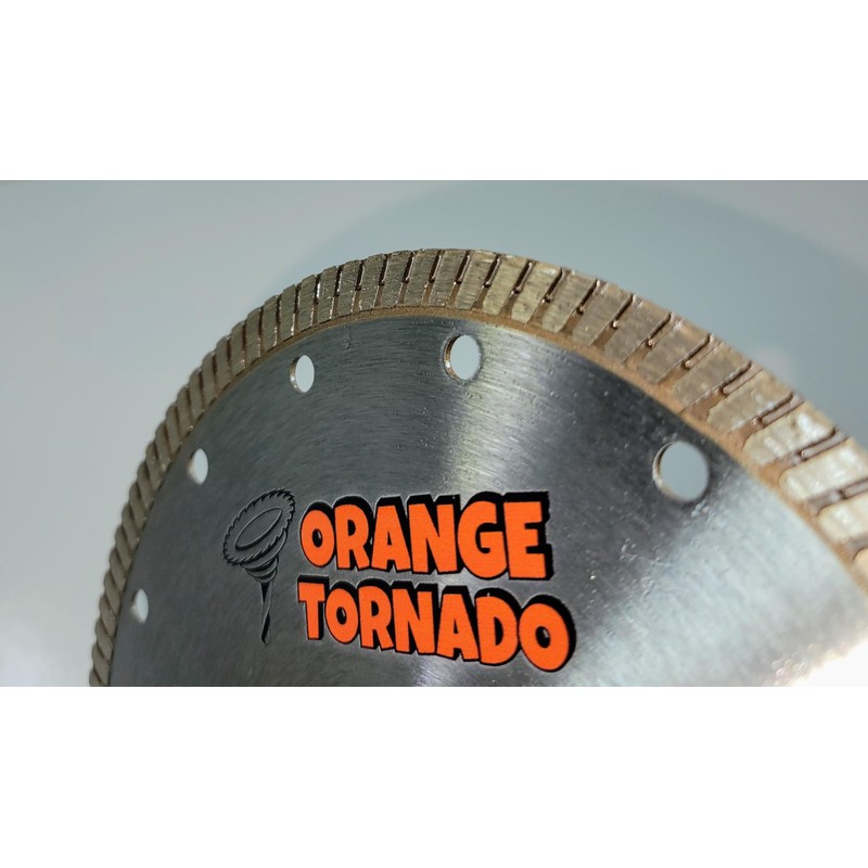 ORANGE TORNADO 7" Diamond Turbo Blade
