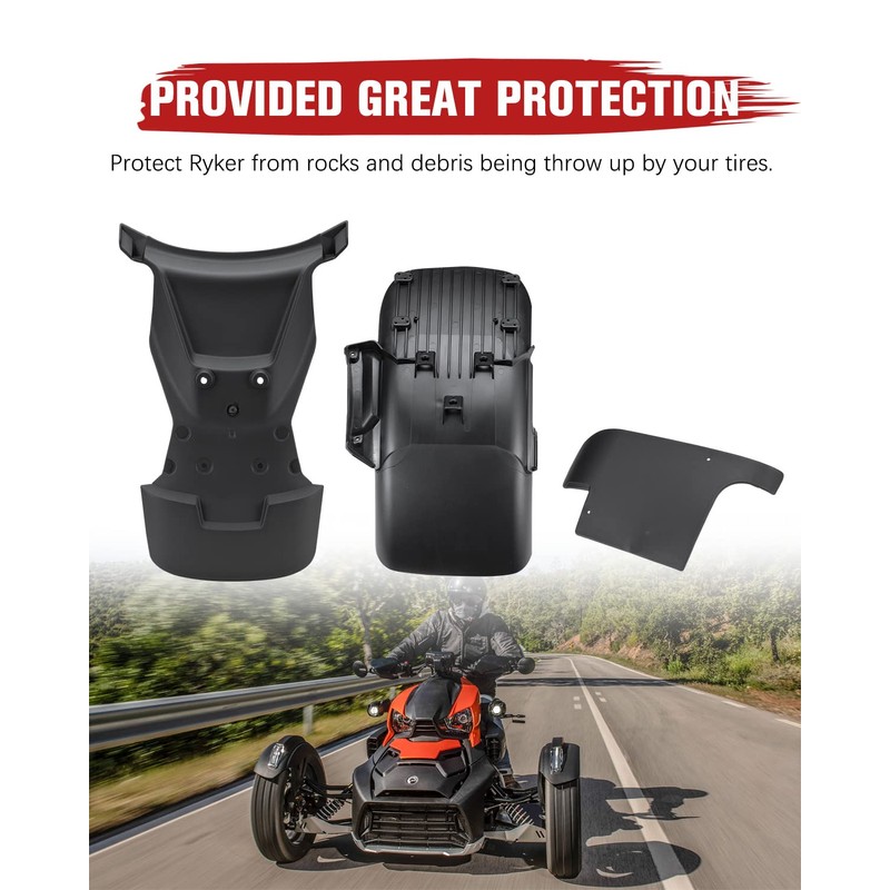 A & UTV PRO Rear Rally Fender for 2019-2024 Can-Am