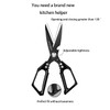 Multi-Purpose Rust Proof Kitchen Shears,Dishwasher Safe,Can be Used to Cut