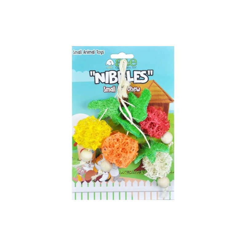 A&E Cage Company 52400965: Toy Loofah Turnips