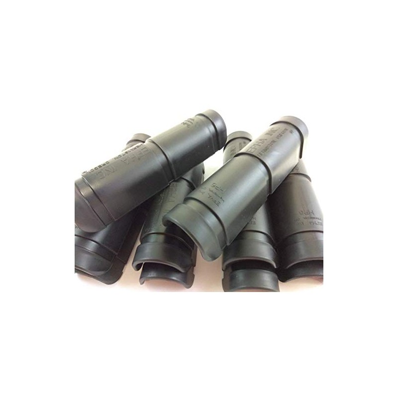 EPHA HP6-B 3.25" x 6" Black Hydrocarbon Hose Protectors (pkg/10)