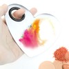obmwang Stainless Steel Heart Shaped Makeup Palette Spatula - Makeup