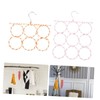 ABOOFAN 2pcs Foldable Scarf Hangers Space Saving Household Tie and