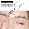 Tsudoku Mean Calipers Golden Ratio Calipers Stainless Steel Eyebrow Ruler