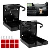 2 Pack Car Cup Holder, Foldable Adjustable Drink Holders for