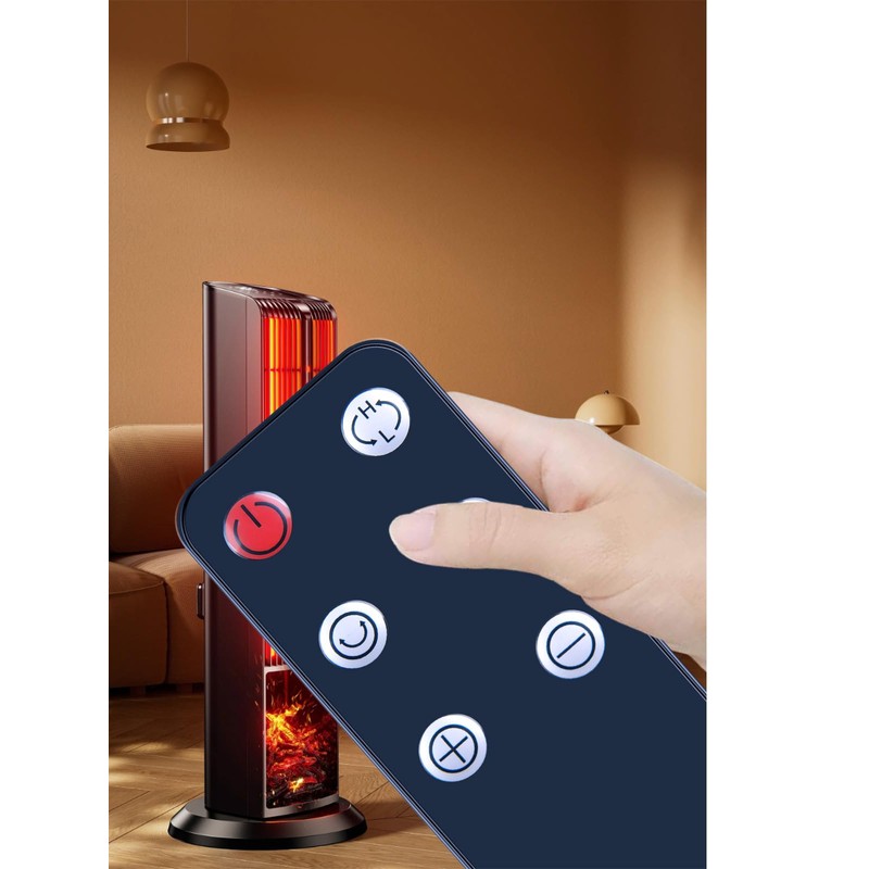 RETROSUN Replacement Remote Control for GiveBest HPQ15C-EA 24" Ceramic Space