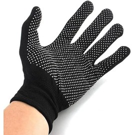 Crovakeu 1-Pair Sports PVC-Dotted Cotton Gloves for Cricket Batting - Enhance Grip & Performance in Batting