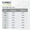 FlipBelt Zipper, FZC Waist Pouch, Running, Gym, Stay in Place,