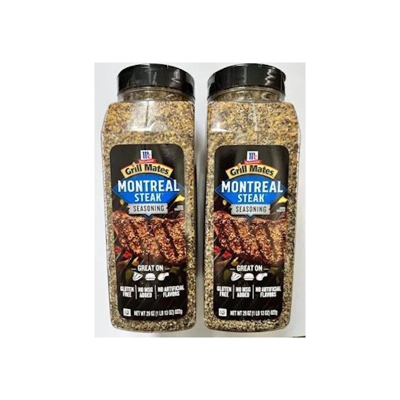 McCormick 2 Pack McCormick Grill Mates MONTREAL STEAK SEASONING 29oz