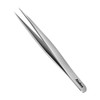 AioBos Tweezers, Set of 4 (Slanted Tip + Round Tip