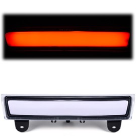 G-PLUS LED Third Brake Cargo Light Compatible With 2000-06 Chevy Suburban Tahoe GMC Yukon(ONLY For Liftgate Rear Doors),3RD Stop Tail Lamps (LED Strip Chrome Housing Clear Lens)