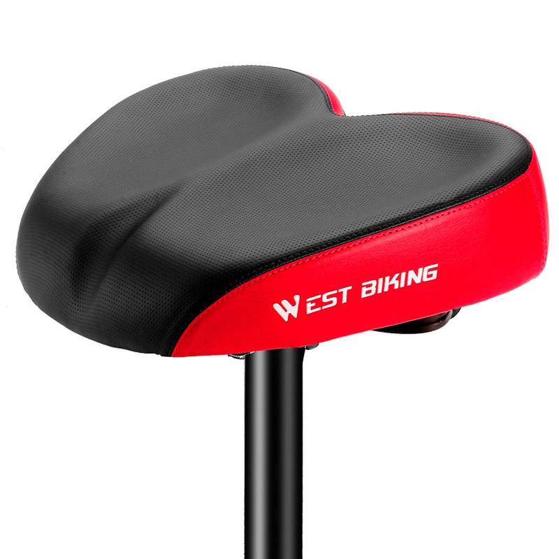 WEST BIKING Ergonomic Bicycle Replacement Saddle Soft Widen Thicken Road