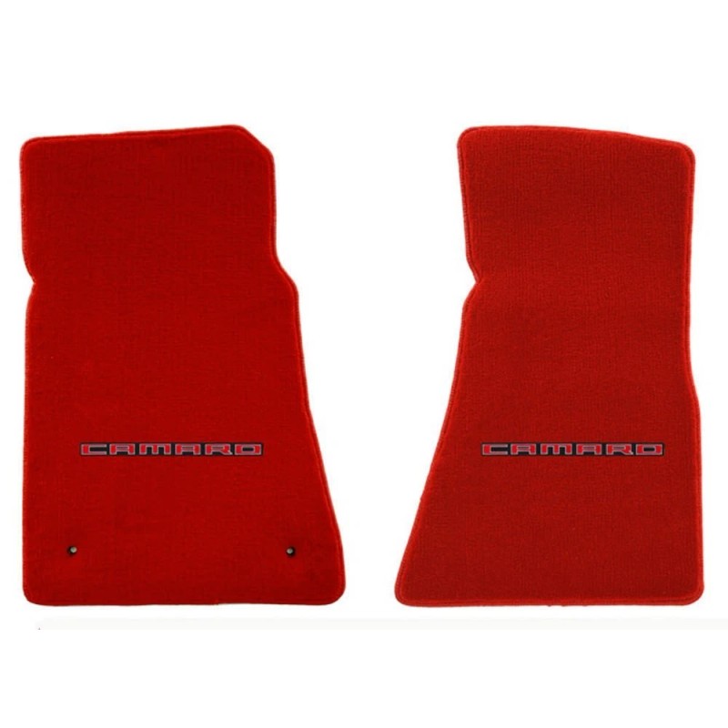 LLoyd Mats NEW! Red FLOOR MATS 2010-2015 Camaro Embroidered Logo