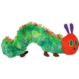 Herreicher The Very Hungry Caterpillar Soft Plush Doll According to the Children's Book Cuddly Toy Doll Baby Toy (15.7 Inches)