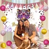 JOYMEMO Cheetah Birthday Decoration Girls - Including Leopard Print Pennant