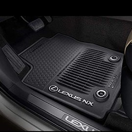 LEXUS OEM Factory All Weather Floor Liner Set 2015 2016 2017 2018 2019 2020 2021 NX200T NX300H NX300 Black