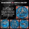 DND Rotary Metal Dice 3D Handheld 7-in-1 Polyhedral Role Playing