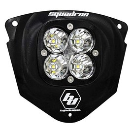 Baja Designs Squadron Sport (D/C) LED Headlight Kit for KTM Motorcycle 2005-07 (Driving/Combo; Clear)