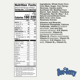 Boo Berry Cereal with Monster Marshmallows, Kids Breakfast Cereal, Halloween Limited Edition, 9.6 oz