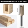 Router Bits 1/4 Shank, Straight Two Flute Router Bits 16mm