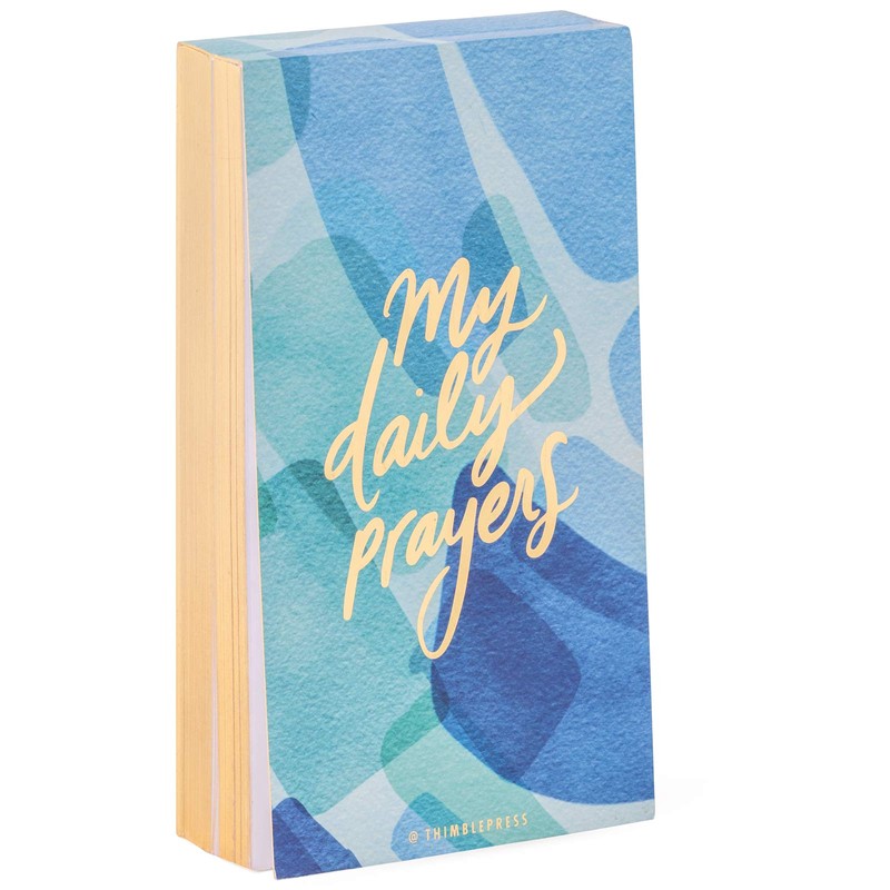 Thimblepress My Daily Prayers Inspiring Desk Notepad, Daily Faith Verses,