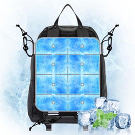 DanYee Backpack, Cooling Pad, Cooling Pad, 98°F (28°C), Naturally Freezed, Mother's Day Gift, Mother's Day, Heat Prevention, PCM Material, Back Cooling Pad, Back Cooling Pack, Back Cooling, Cooling, No Condensation, Backpack, Heavy Cars, Offices, Car Seat, For Children School (Blue)