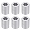 PATIKIL M6 Aluminum Spacers 6 Pcs 1/4" x1/2" Round Metal