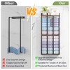 Large Capacity Three-layer Widened Towel Racks for Bathroom Wall Mounted,
