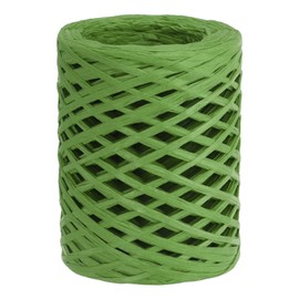 PATIKIL Raffia Ribbon 100 Yard, 1 Roll Natural Packing Paper Twine String for Crochet Box Wrapping Craft Holiday Decor, Mint Green