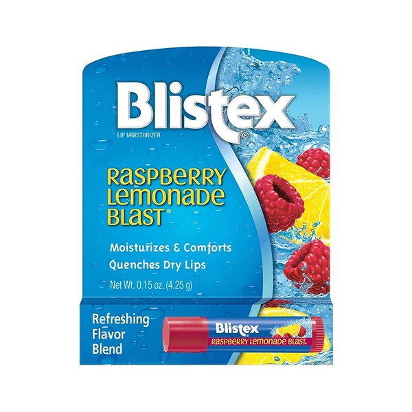 Blistex Raspberry Lemonade Blast 0.15 Oz. - Pack of 7